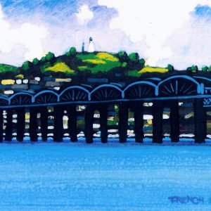 Stephen French_Tay Bridge & Dundee Law_6.75x5_13.50