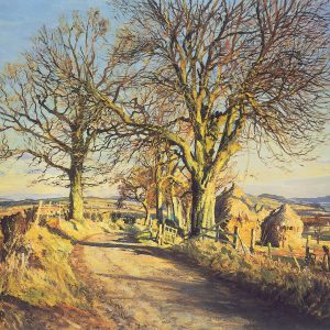 James McIntosh Patrick_Chestnut Trees at Dron_16.5x20