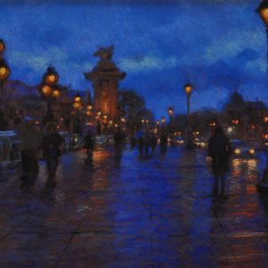 John Mackie_Pont Alexandre, Paris_Pastels_22x30_1750