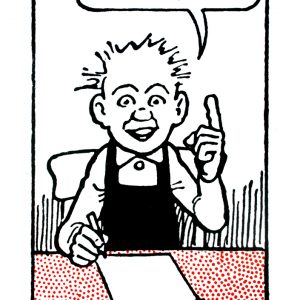 John Patrick Reynolds_Comic Art_Our Wullie says The very dab!