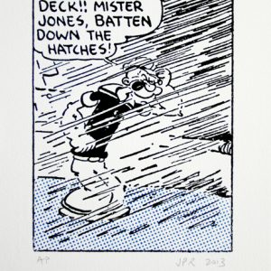 John Patrick Reynolds_Comic Art_Popeye in a storm
