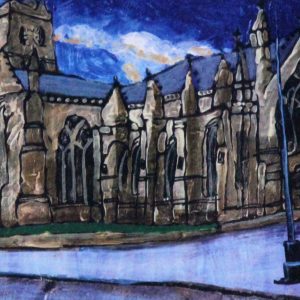 Stephen French_City Churches, Dundee_Signed Limited Edition_5.5x8
