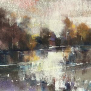 Oscar Goodall_Evening River_Pastels_13.5x20