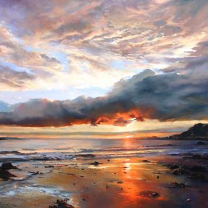 Fiona Haldane_Evening Tide, Tay Estuary_Pastel_36x48