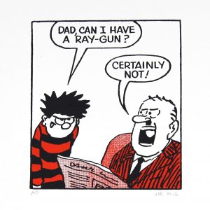 Dennis the Menace Demands a Ray Gun_Medium_Unframed_16x15