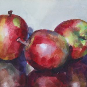 James Reville RSW_Watercolour_Fruit Piece_7x10.5_11x14.5_price_unframed