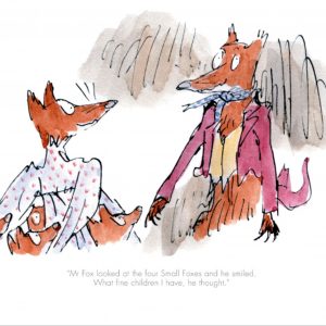 Mr. Fox Looked At The Four Small Foxes