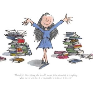 Quentin Blake_The Child Seems to be Interested in Everything_Mounted size 690x520mm