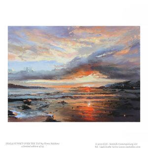 HAL5_image size 117x162mm_Sunset over the Tay_Available as an edition of only 95 copies, each signed by the artist