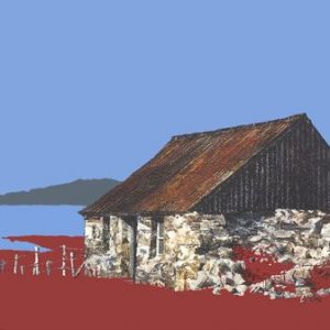 BEL 13_ Bothy, Loch Linnhe_Available as a delux collectors edition of only 25 copies and a standard edition of only 195 copies, signed by the artist_Standard 120x913mm_Collectors 201x1520mm