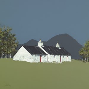 BEL 15_ Blackrock Cottage, Glencoe_Available in two sizes and limited to a total of only 195 copies, signed by the artist, signed by the artist_Small 197x203mm_Large 355x350