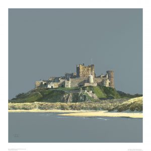 BEL 19_ Bamburgh Castle_Available as a delux collectors edition of only 25 copies, signed by the artist_508x508mm