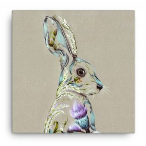 Rustic Hare_Small Canvas_8x8_15.00