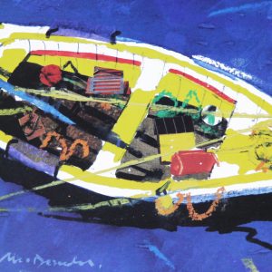 Yellow Boat, Crail_(19)_Signed Limited Edition_50_145_unframed