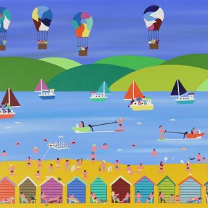 'A Perfect Beach Day 1' 16 x 30, 22 x 36, £450, Unframed