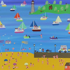 'A Perfect Beach Day 2' 16 x 30, 22 x 36, £450, Unframed