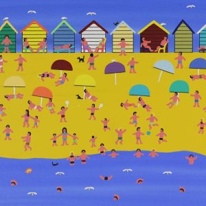 Beach Huts 3, 12 x 16, 18 x 22, £295, Unframed - Copy