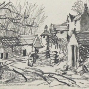 Knapp Mill, Rossie Priory, Pencil, 2.25 x 4.25, 12 x 14, Signed Verso, £595, Unframed