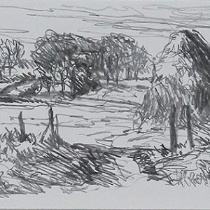 Small Sketch, 2.5 x 4.25, 13.5 x 15.25, IMage