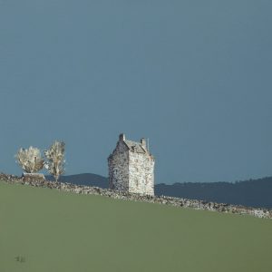 Winter, Forter Castle, Glenisla (size 24 x 24 inches)