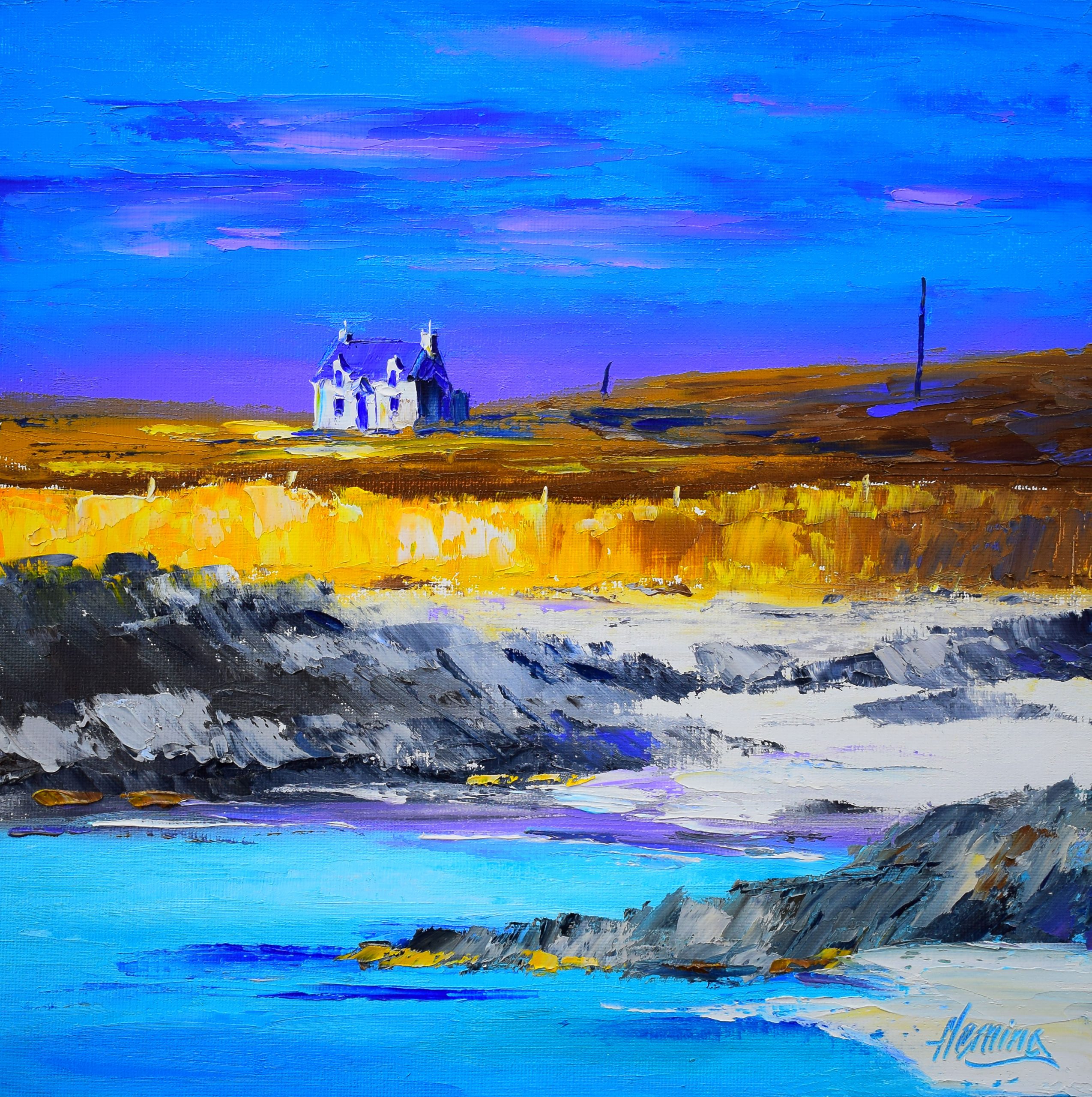 4.Cottage by the Shore, Late Summer, Sanna, Ardnamurchan