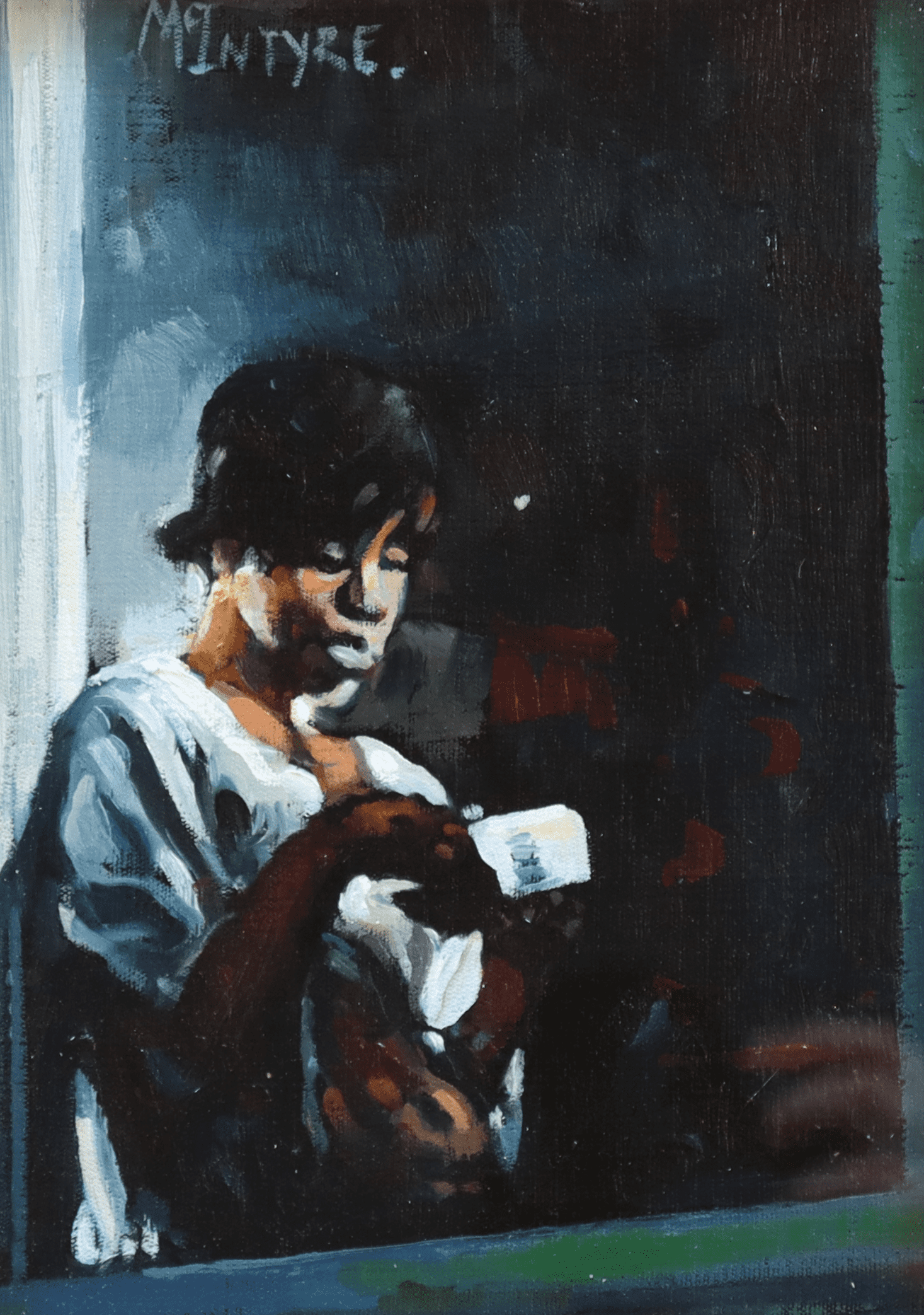 Joe_McIntyre_Study_Evening_in_the_City_The_Letter