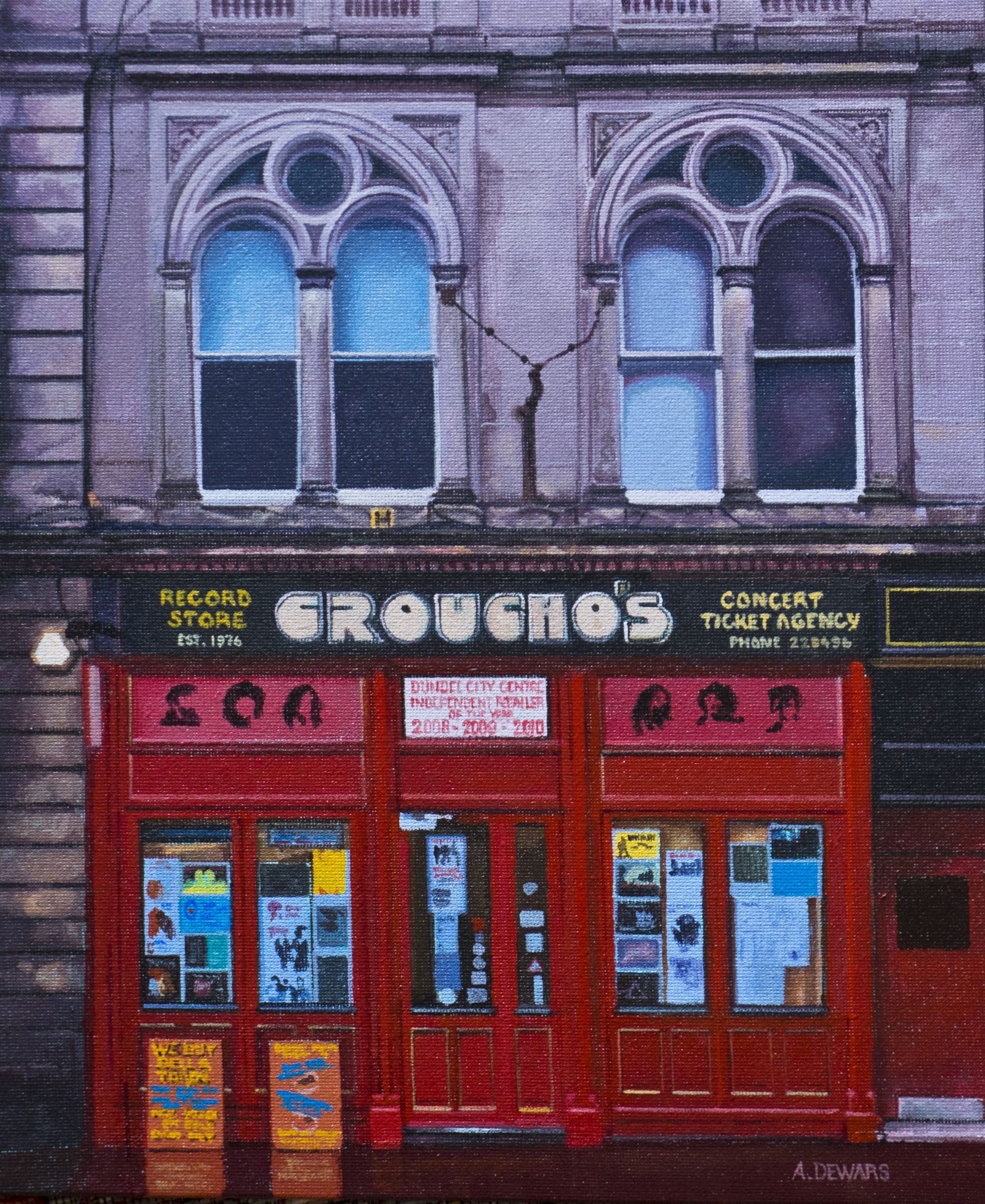 Alex Dewars, Grouchos, Acrylic on board, 25x30cm 20125 £675 resize-min Alex Dewars, Grouchos, Acrylic on board, 25x30cm 20125 £675 resize-min