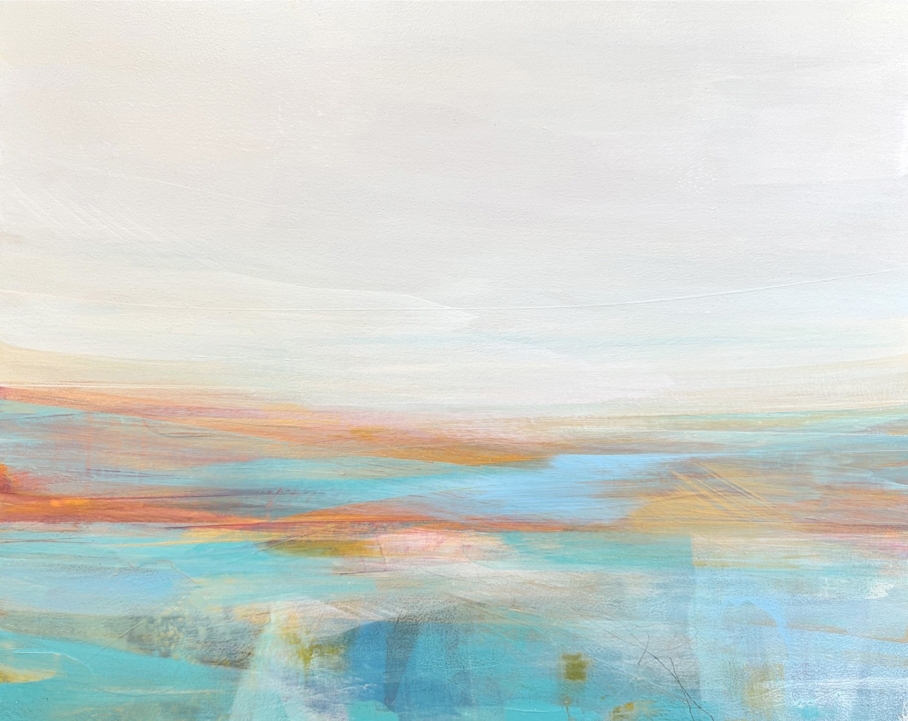 thumbnail_3. Inner Flow 51cm x 40.5cm (framed 55cm x 44.5cm) Acrylic on wood panel £745 Victoria Wylie-min