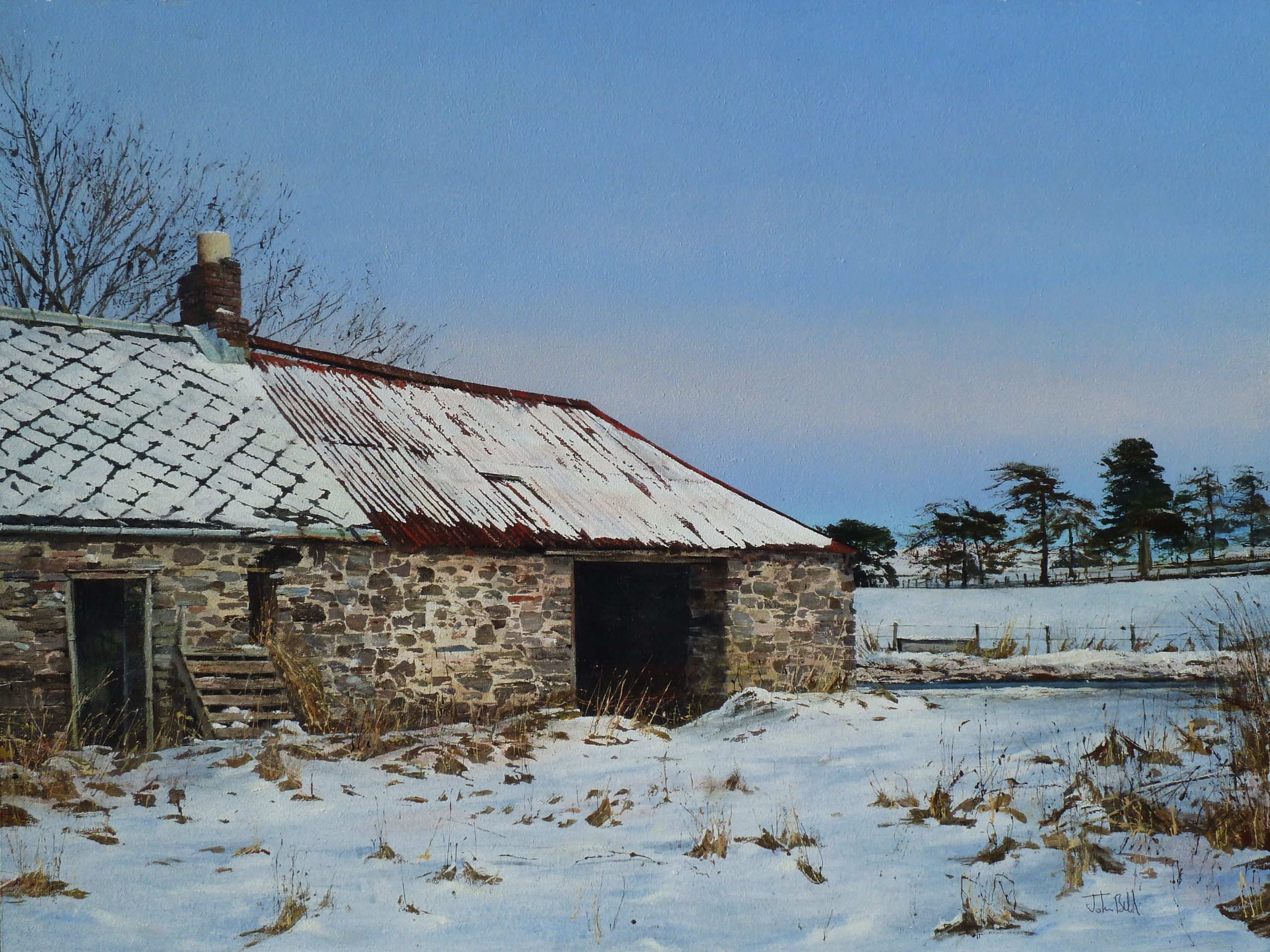 17 Dalreichmoor, Near Rait, Carse of Gowrie (size 24 x 18 inches)