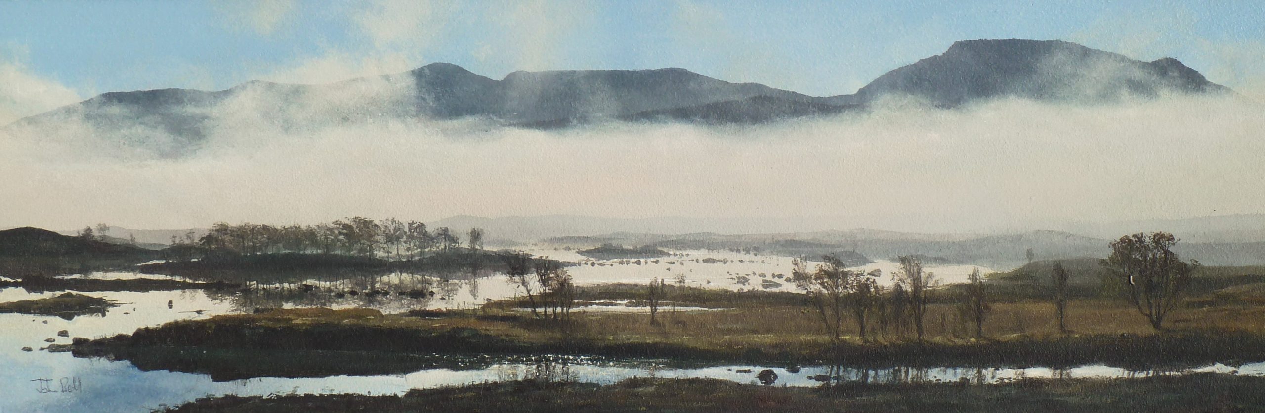 26 Loch Ba, Rannoch Moor (size 36 x 12 inches)-min