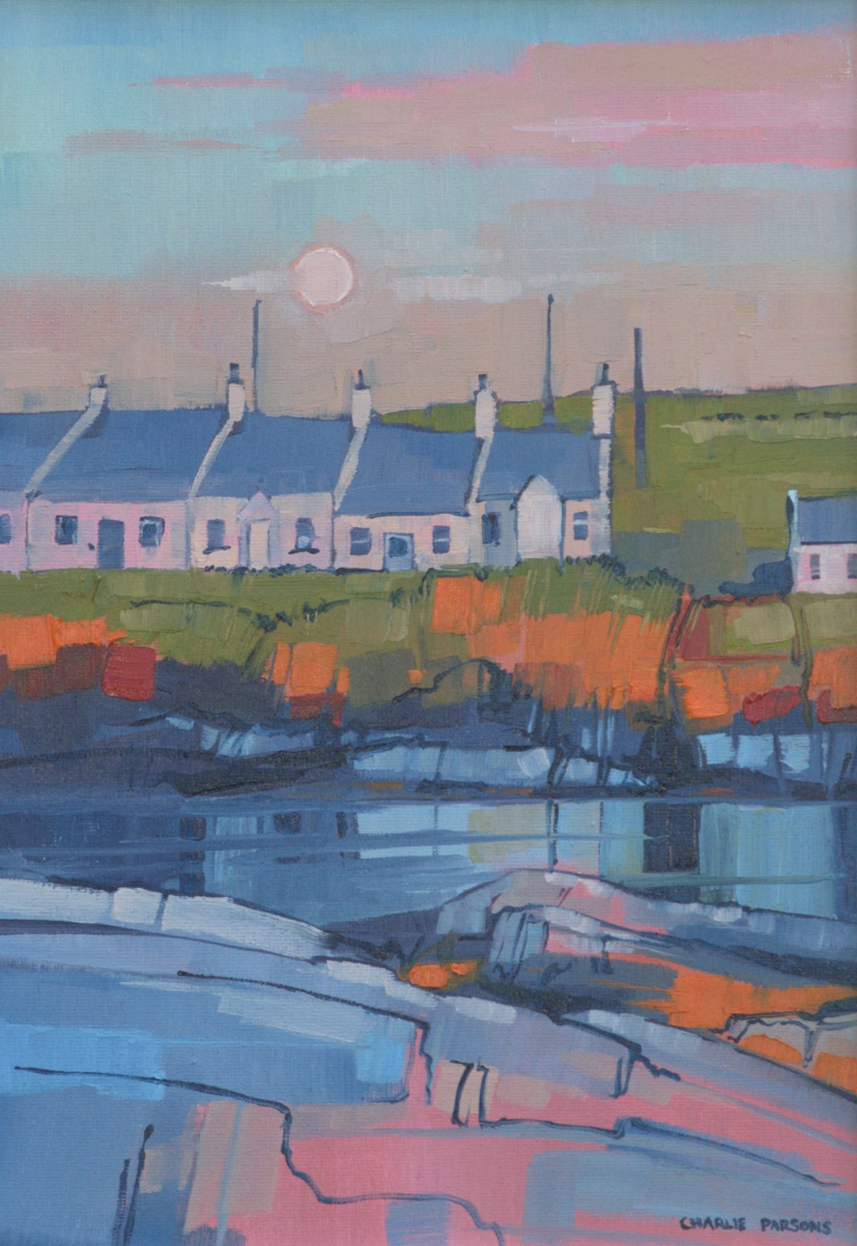 Moonrise Over Islay unframed-min Moonrise Over Islay unframed-min