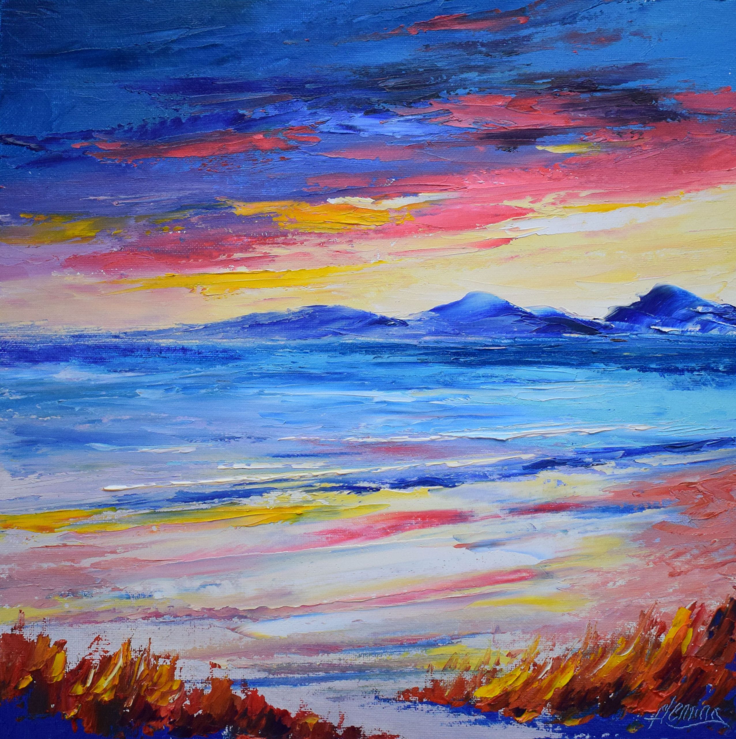 3.Sunset Colours, Luskentyre, Harris-min