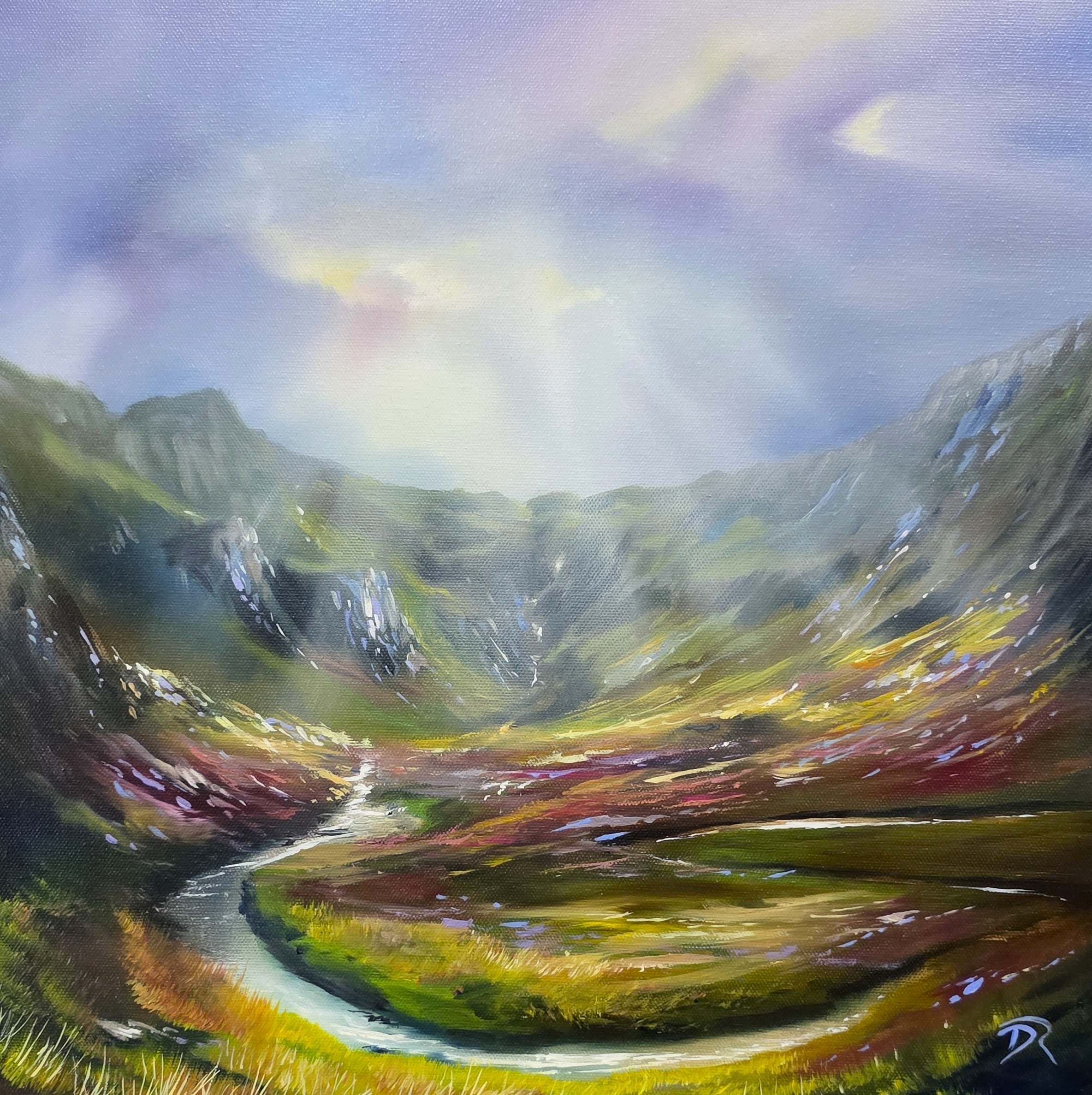 Decending Light, Glen Clova 40x40cm £795-min