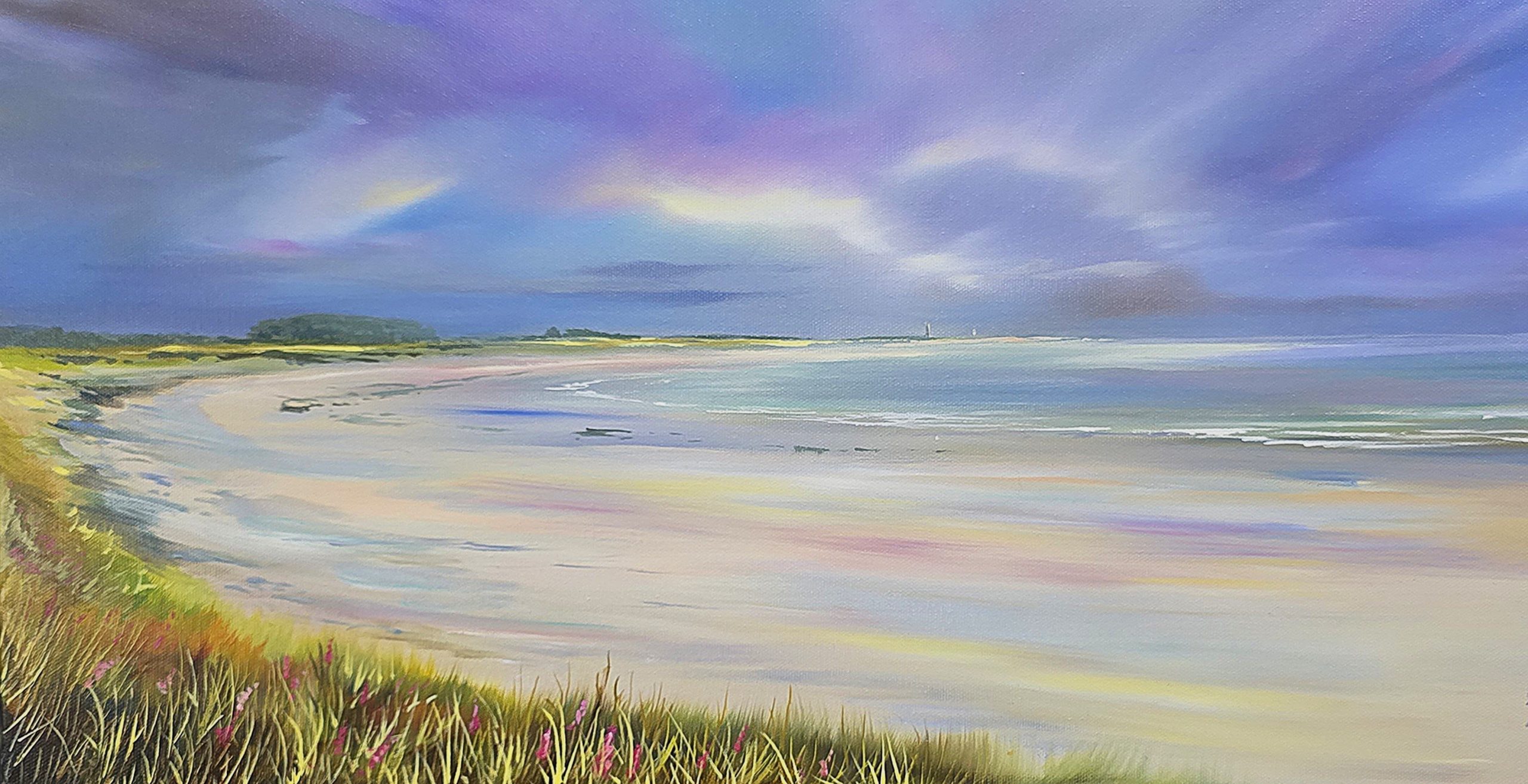 Evening Walk at Monifieth 31x60 £950-min