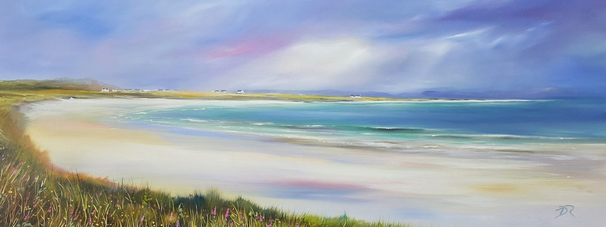 Gott Bay Tiree 31x76cm £1050-min