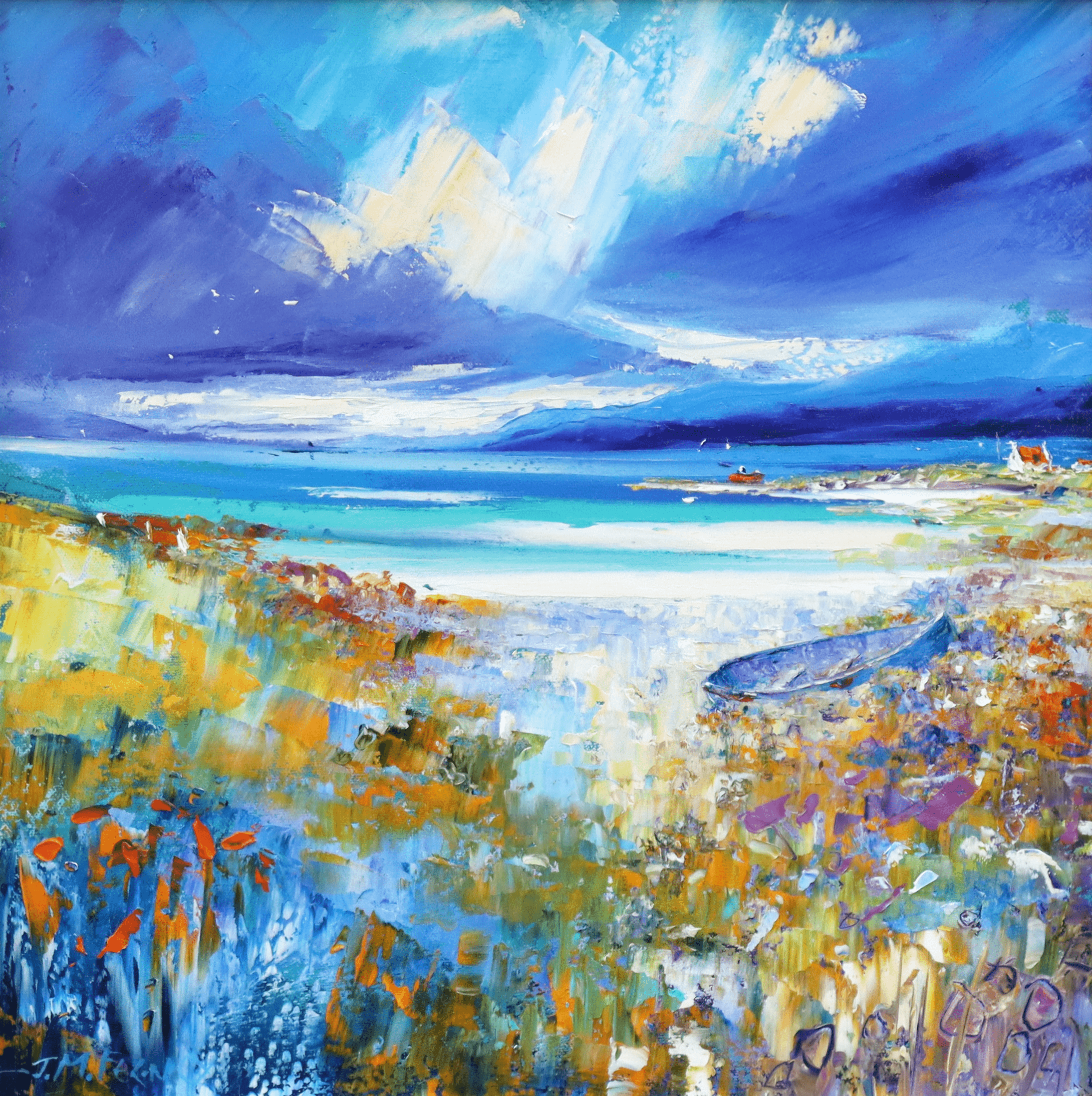 Jean_Feeney_View_from_The_Shore_Isle_of_Garra-min