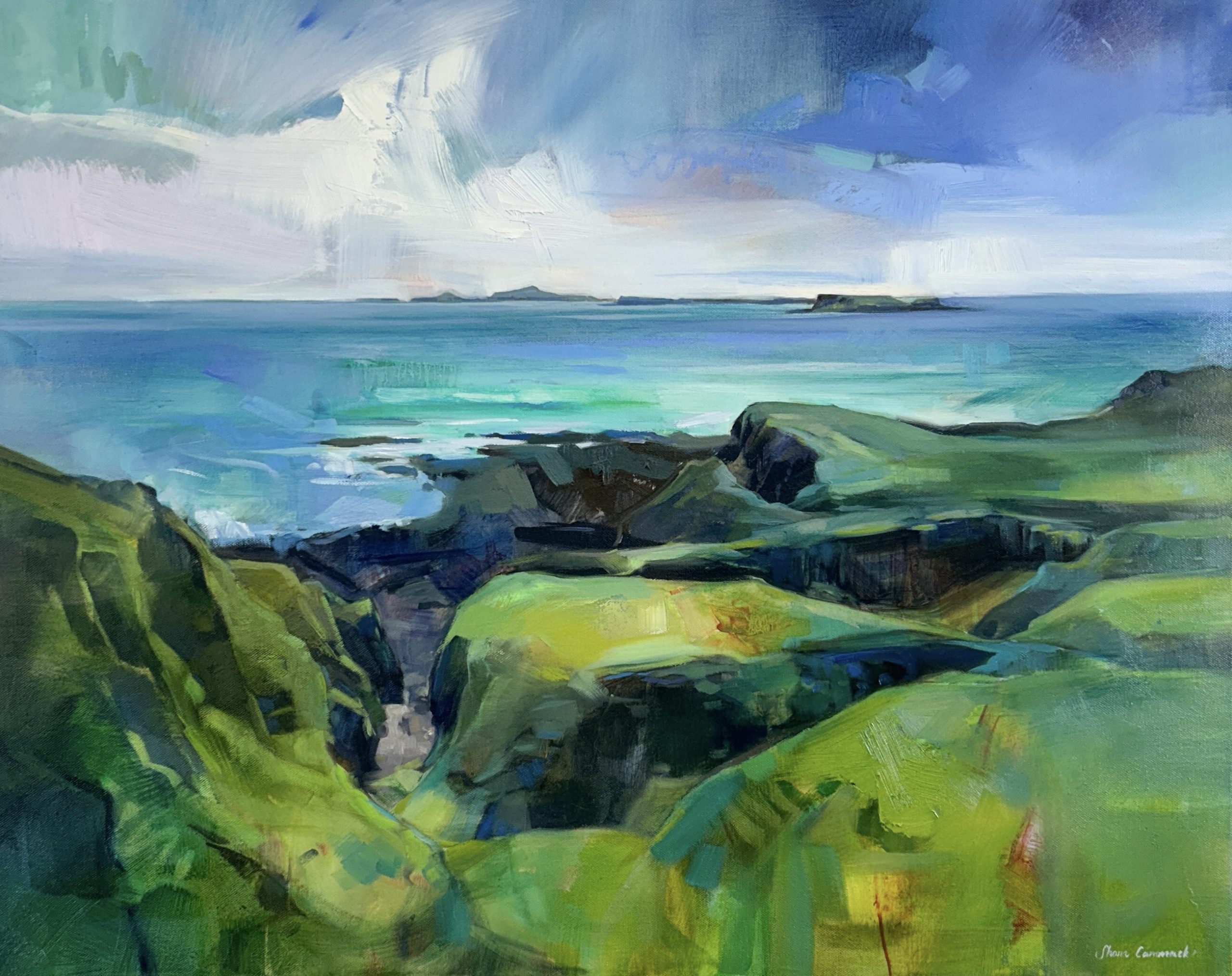 View to the Treshnish Isles-min