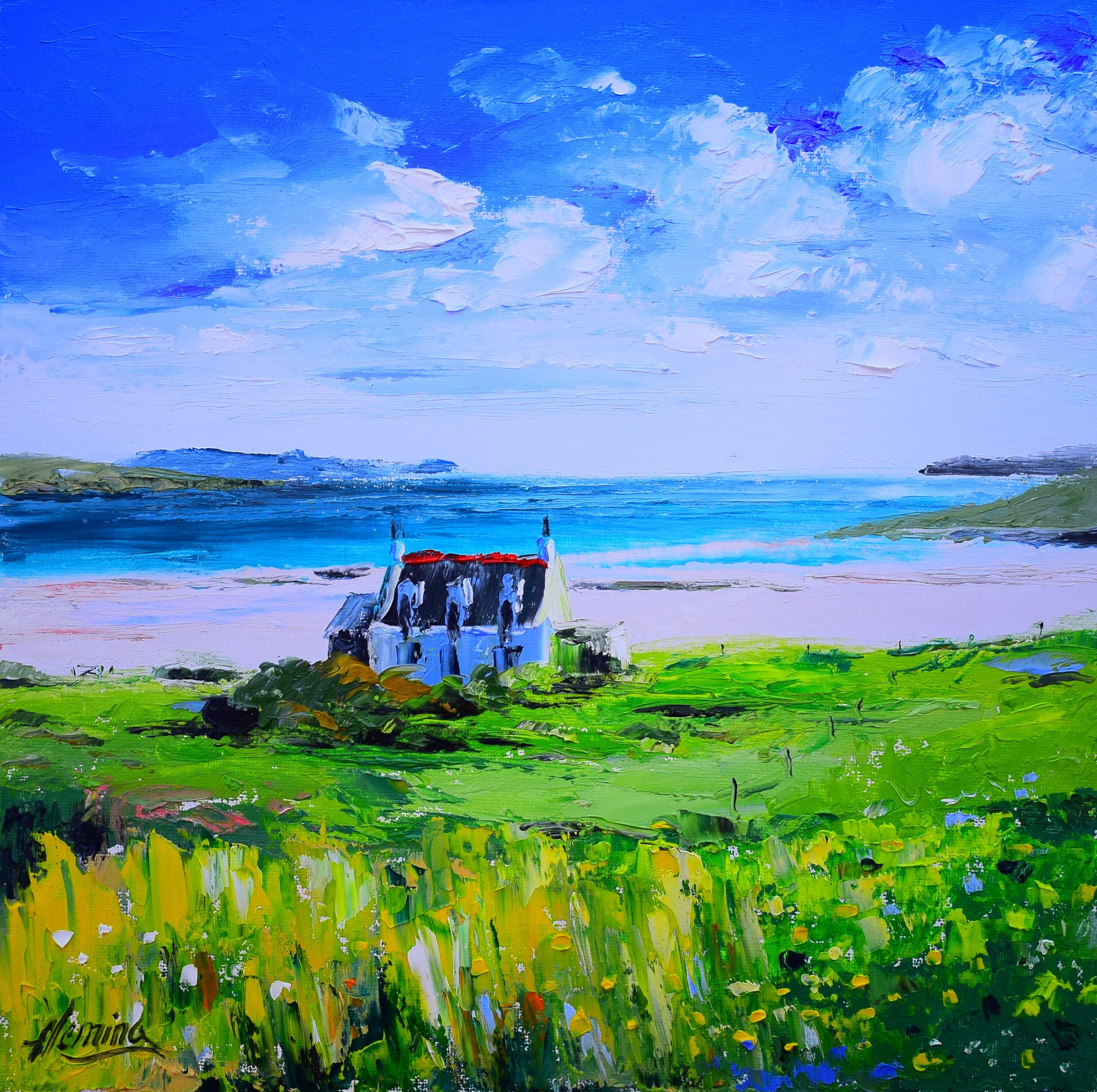 1.Summer Light, Cottage at Eoligarry Barra