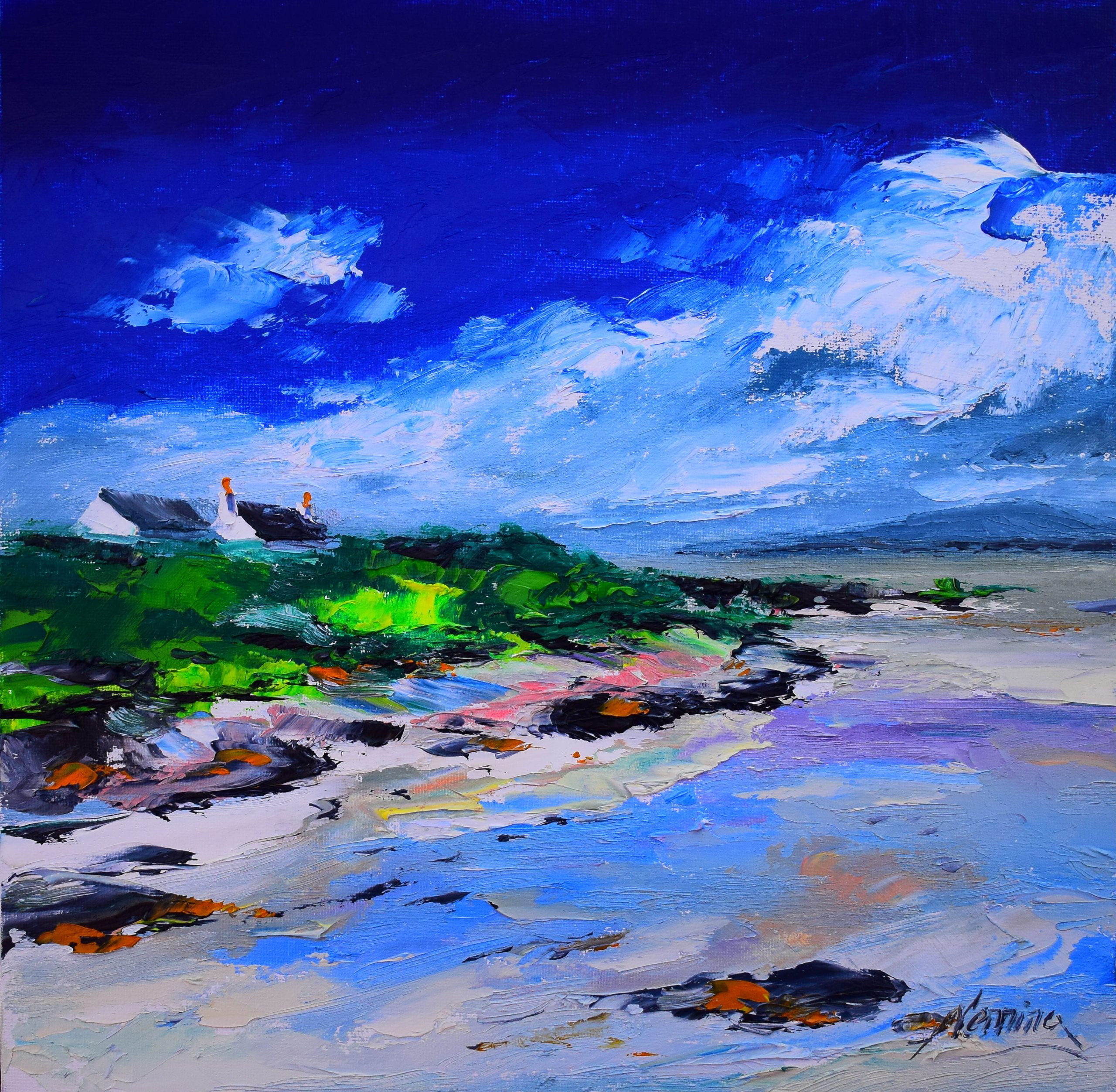 3.Cottages on the Shore, Eoligarry Barra