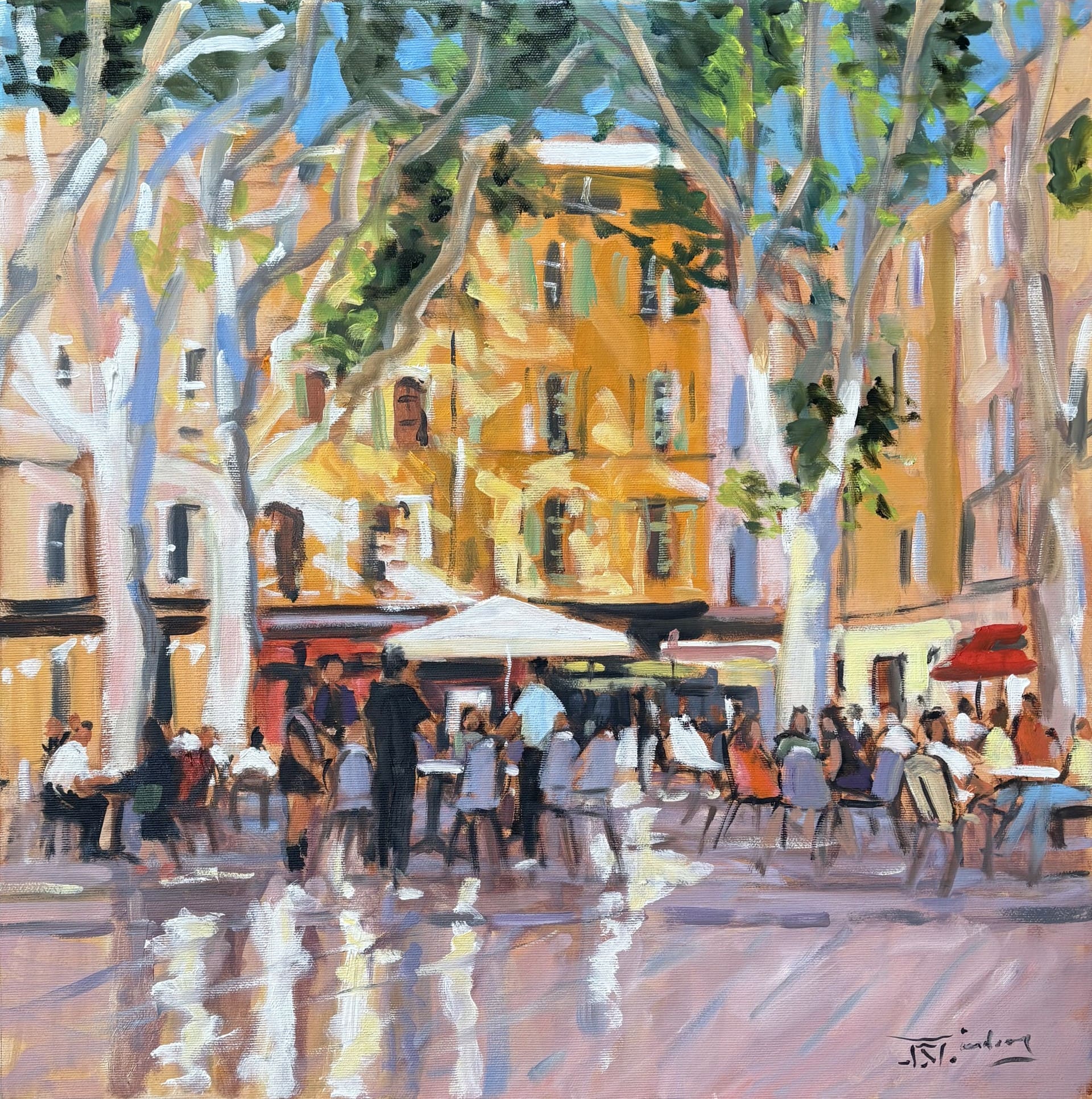 Cafe Crowds, Aix En Provence