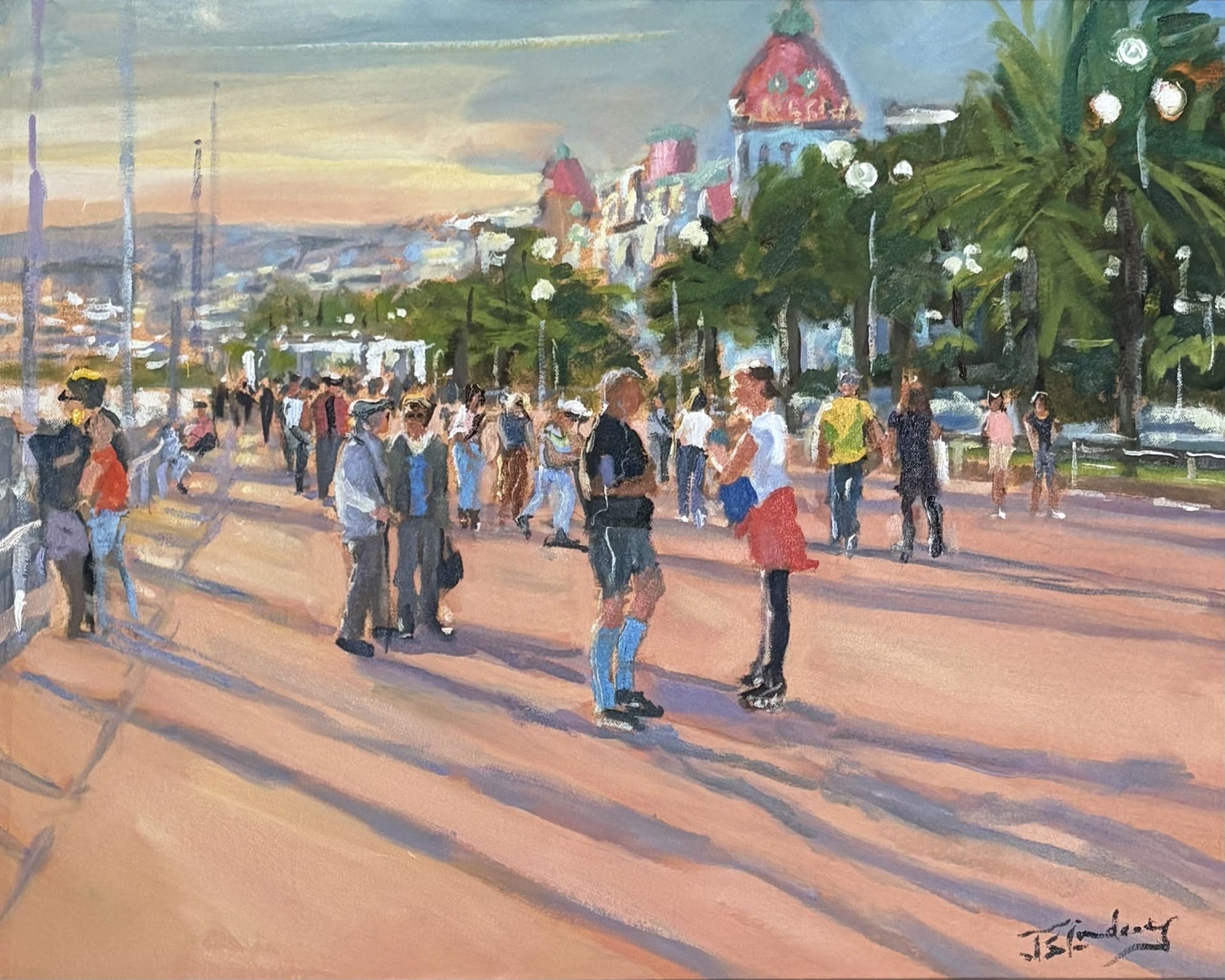 Evening on Promenade Des Anglais