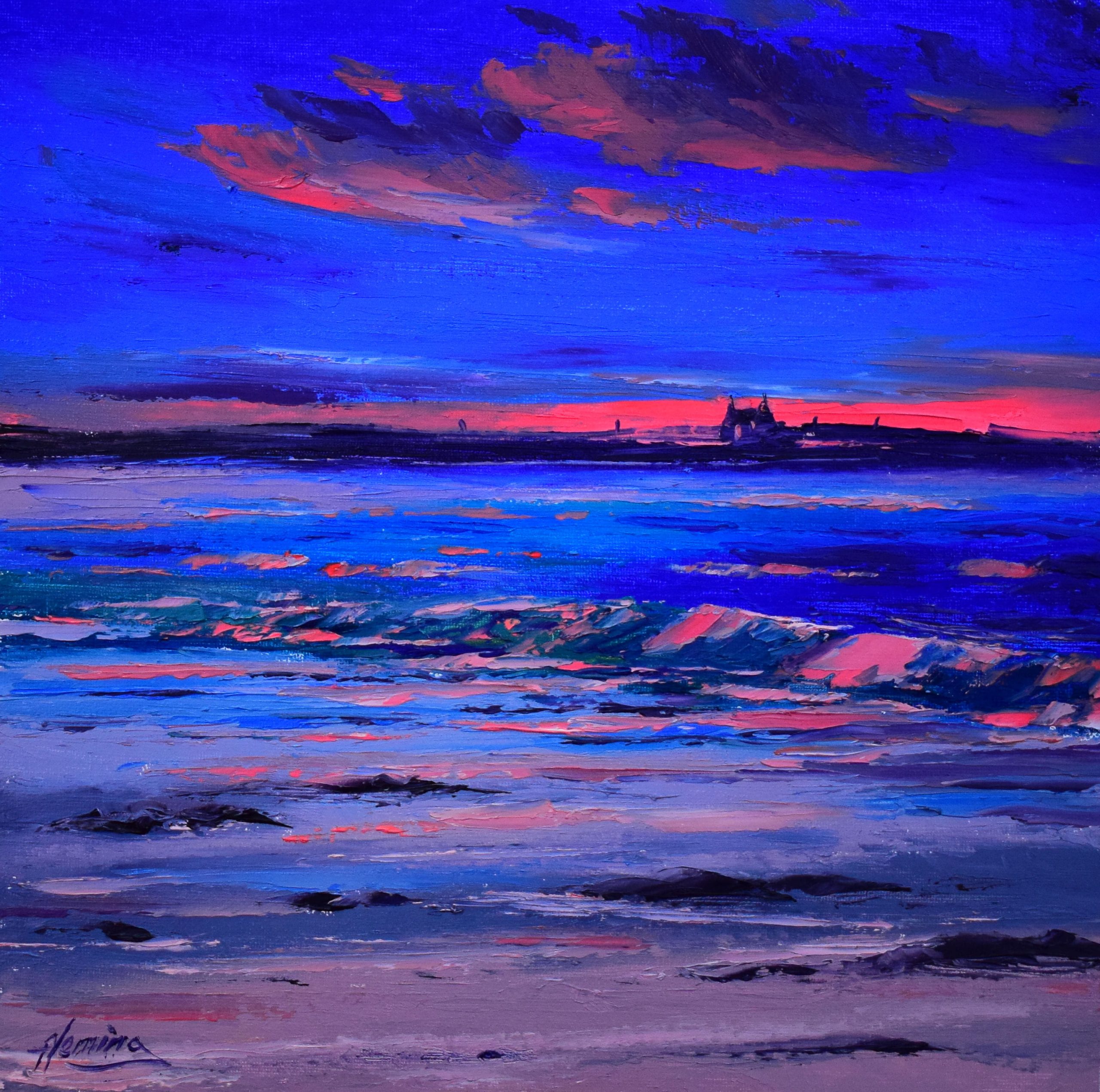 1.Sunset on the Shore, Howmore Beach, South Uist (1)