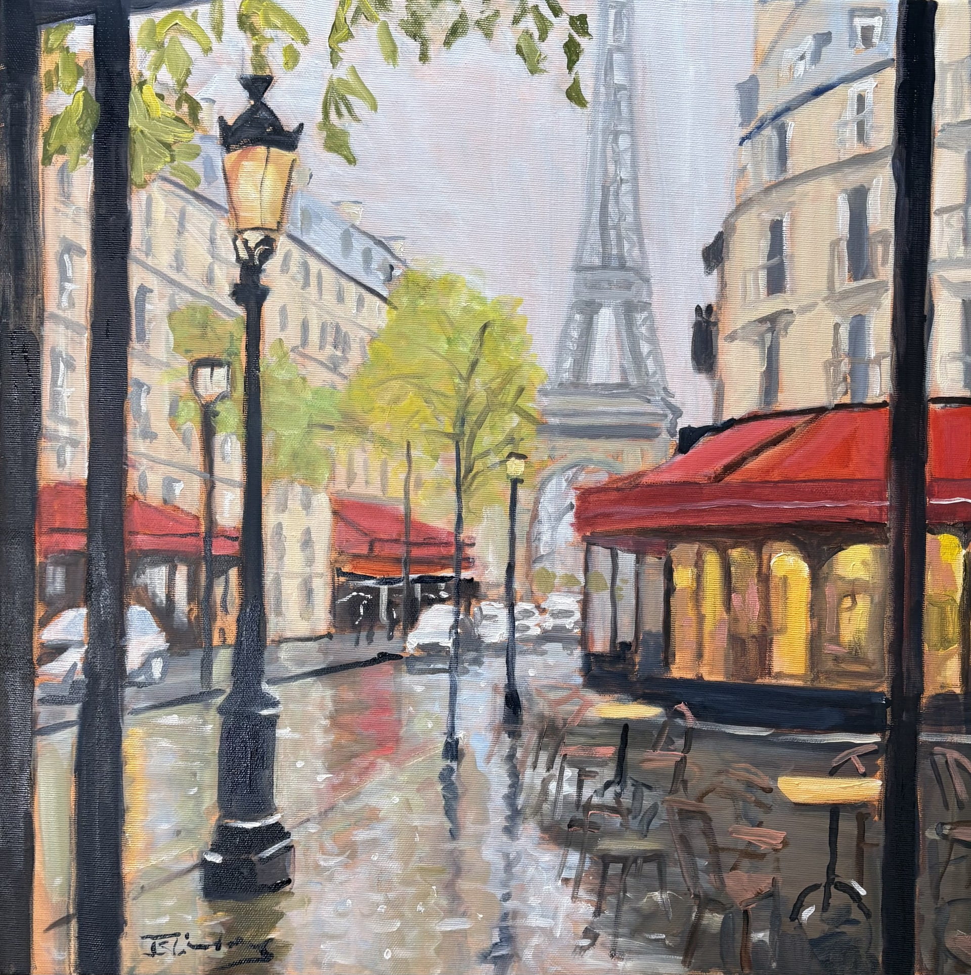 rainy day in paris james somerville lindsay